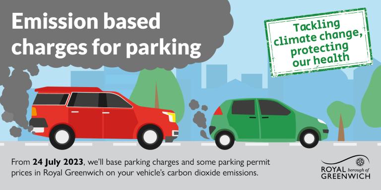 Promotional material for emmission base parking charges