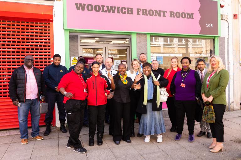 Artist's impression of Beresford Square after transformation