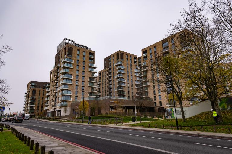 Image of new build homes in Royal borough of Greenwich